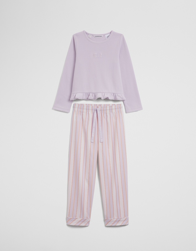 Country Road - Long Sleeve Stripe Sleep Set