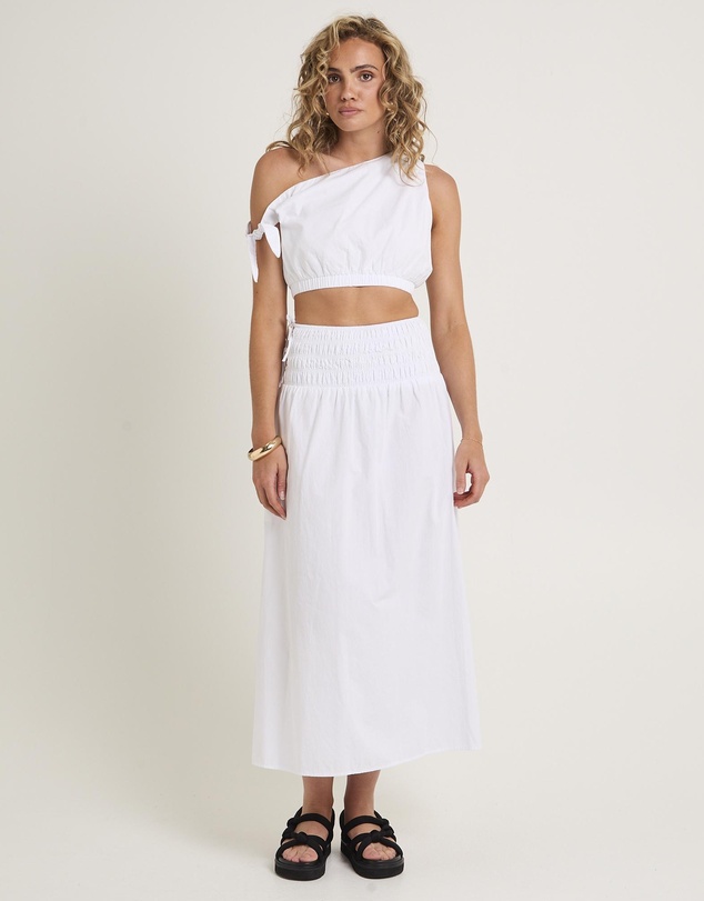 Subtitled - Clara Tie Side Maxi Skirt