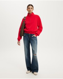 Cotton On - Quarter Zip Sweatshirt
