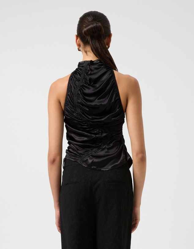 Third Form - Elemental Ruched Top | Black