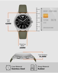 Emporio Armani - Green Chronograph Watch