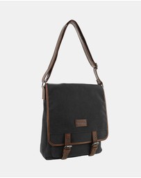 Pierre Cardin - Pierre Cardin Canvas Buckle Satchel