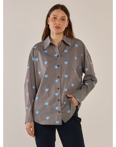 Mythology Stripe Print