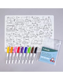 HeyDoodle - Mats ABC Series Vehicles