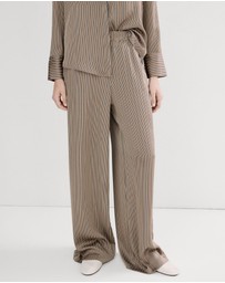 M.N.G - Satin Striped Trousers