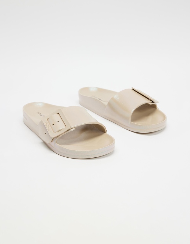 Holster - Solace EVA Slides - Sand Metallic - Women's