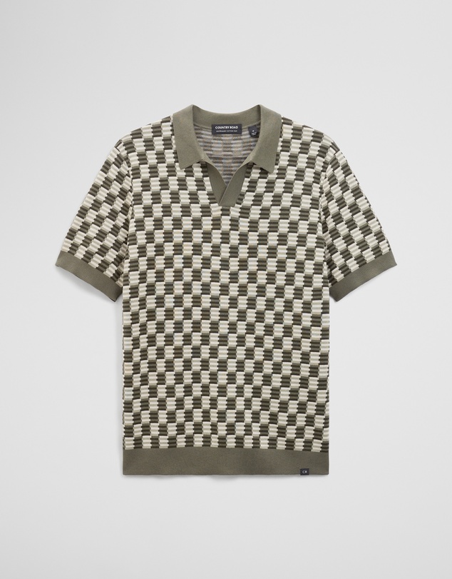 Country Road - Australian Cotton Silk Jacquard Trophy Polo