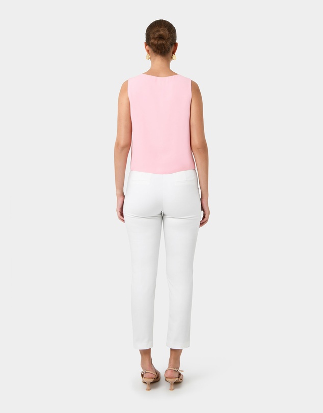 Forcast - Blair V-Neck Crop Top
