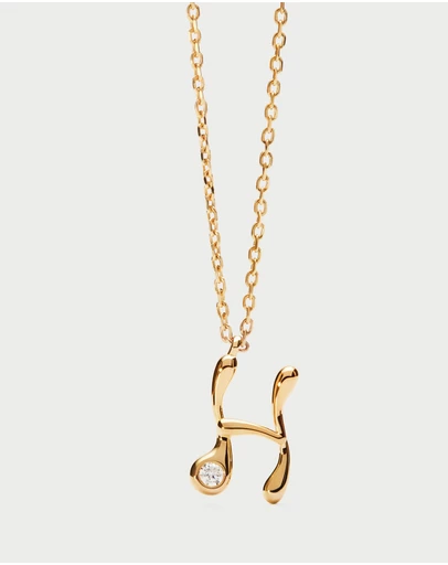 PDPAOLA - Initial 2026 H Pendant Necklace