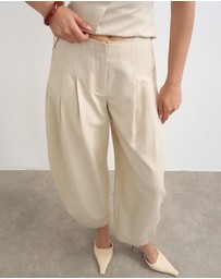 TOPSHOP - Sina Barrel Leg Trousers