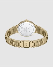 Armani Exchange - Gold Tone Analogue Watch