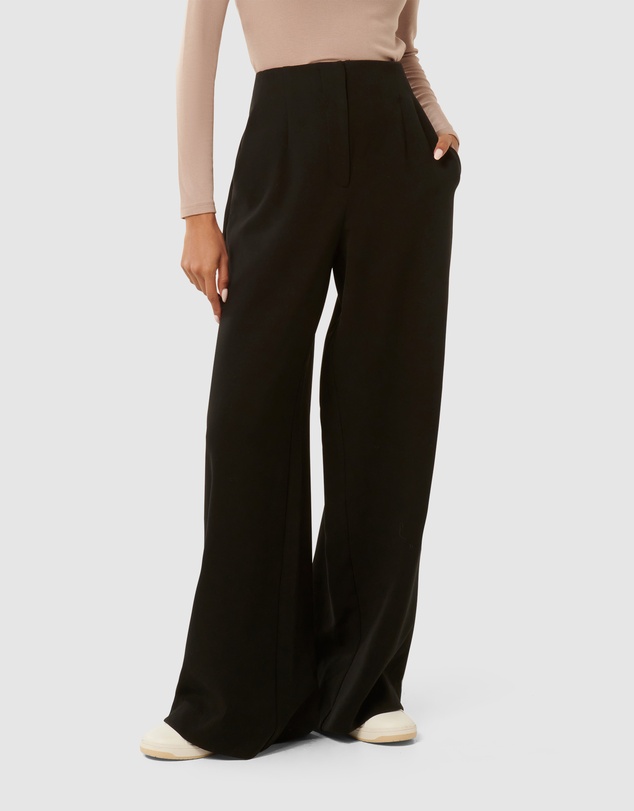 Forever New Petite - Freya Petite High Waist Wide Leg Pants