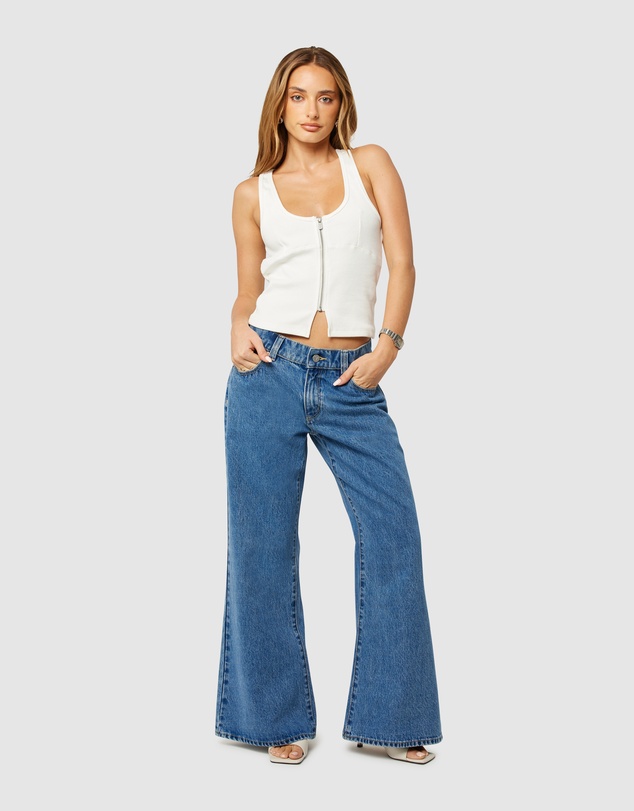 Abrand - 99 Low Baggy Flare Petite