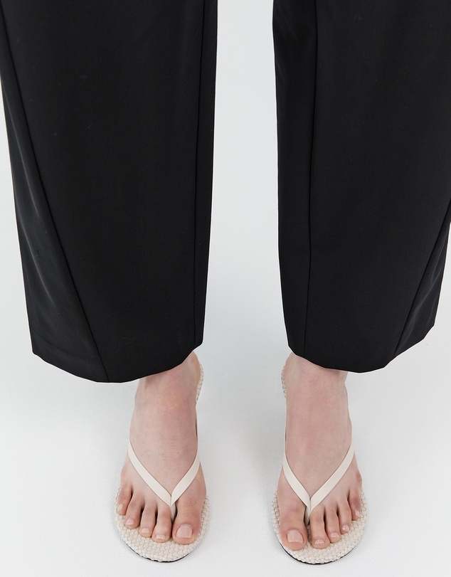 St. Agni - Woven Thong Heels
