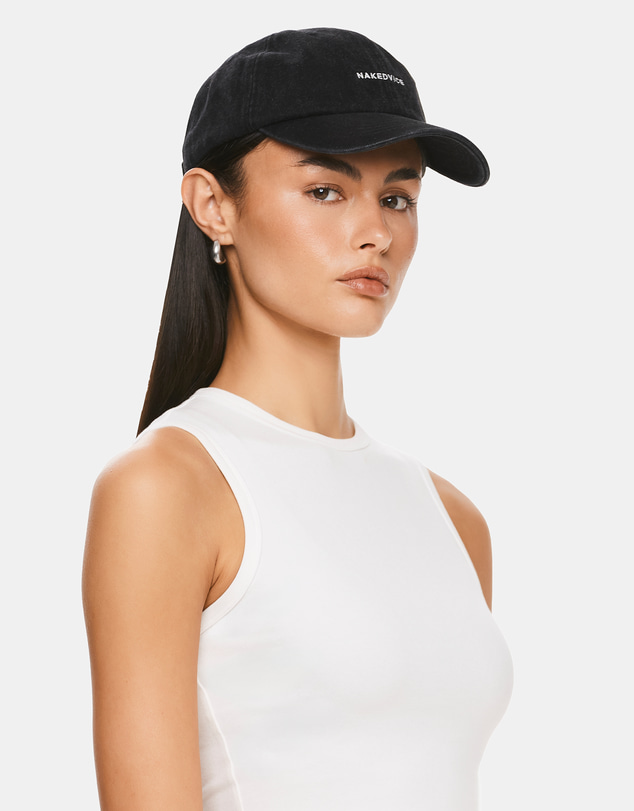 Nakedvice - The Essentials Black Denim Cap