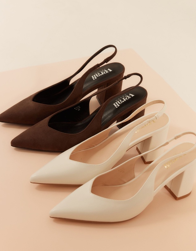 Verali - Elisha Slingback Block Heels