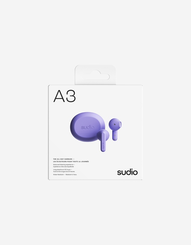 Sudio - A3 - True Wireless 5.4 Bluetooth Headphones/Earbuds