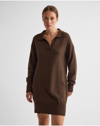 Oxford - Kennedy Wool Blend Polo Dress