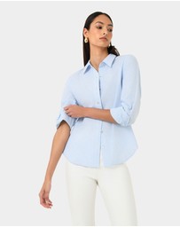 Forcast - Sam Linen Relaxed Shirt
