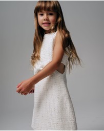 Bardot Junior - Chantelle Boucle Mini Dress - Kids-Teens