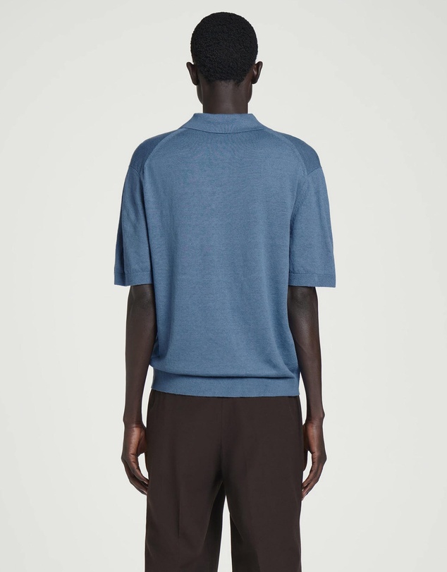 COS - Knitted Linen Polo Shirt