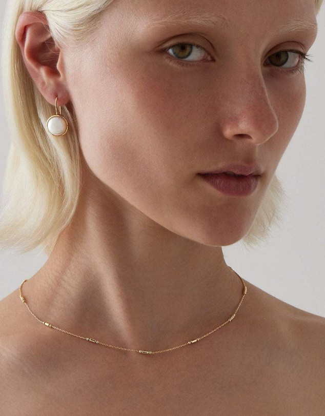 Najo - Piantina Yellow Gold Necklace (45cm+ext)