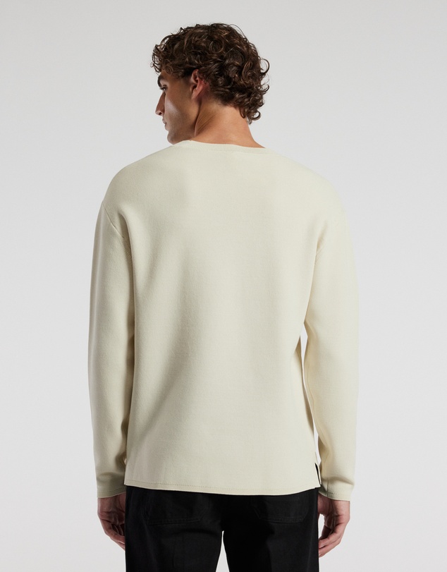 Calibre - Relaxed Crew Neck Sweater Bone
