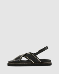 S by Sempre Di - Noir Sandals