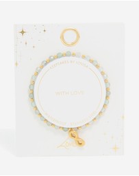 Lovisa - Waterproof Gold Plated Stainless Steel Semi Precious Infinity Stretch Bracelet