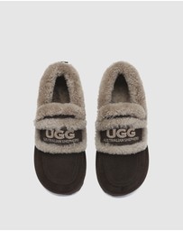 EVERAU - Australian Shepherd Ugg Rilee Loafer Cow Suede Upper House Shoes