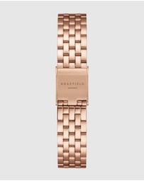 Rosefield - Ivy White Rose Gold-Tone Bracelet Watch