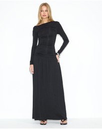 Dazie - She's All That LS Jersey Maxi Dress