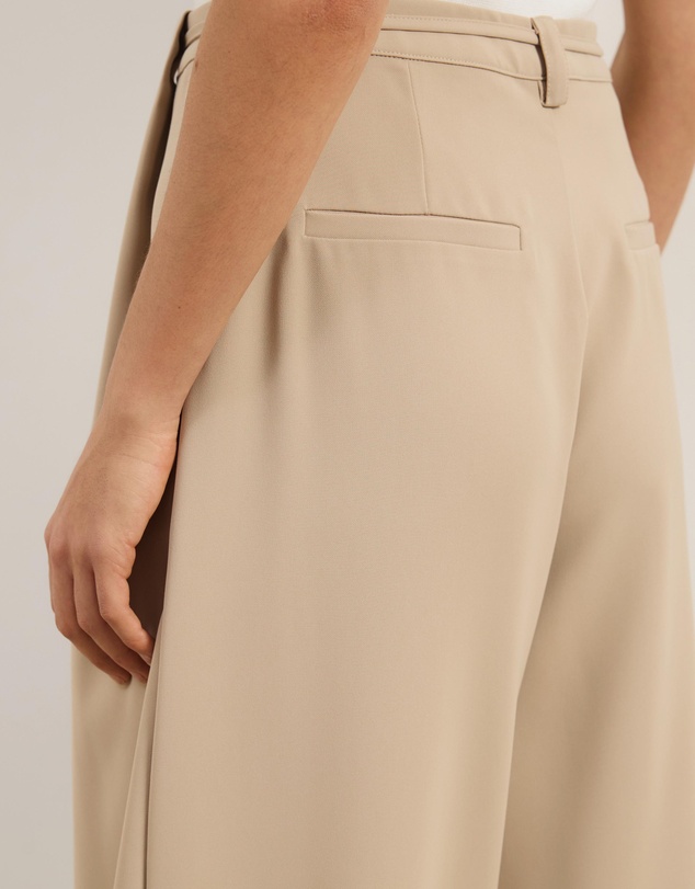 Atmos&Here - Rosa Wide Leg Tailored Pleated Pants
