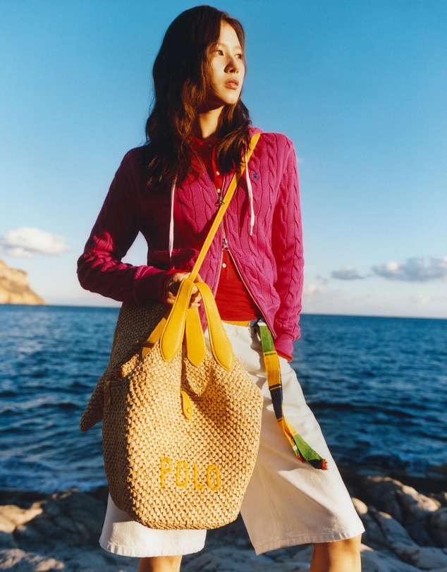 Polo Ralph Lauren - Polo Play Raffia-Leather Logo Tote