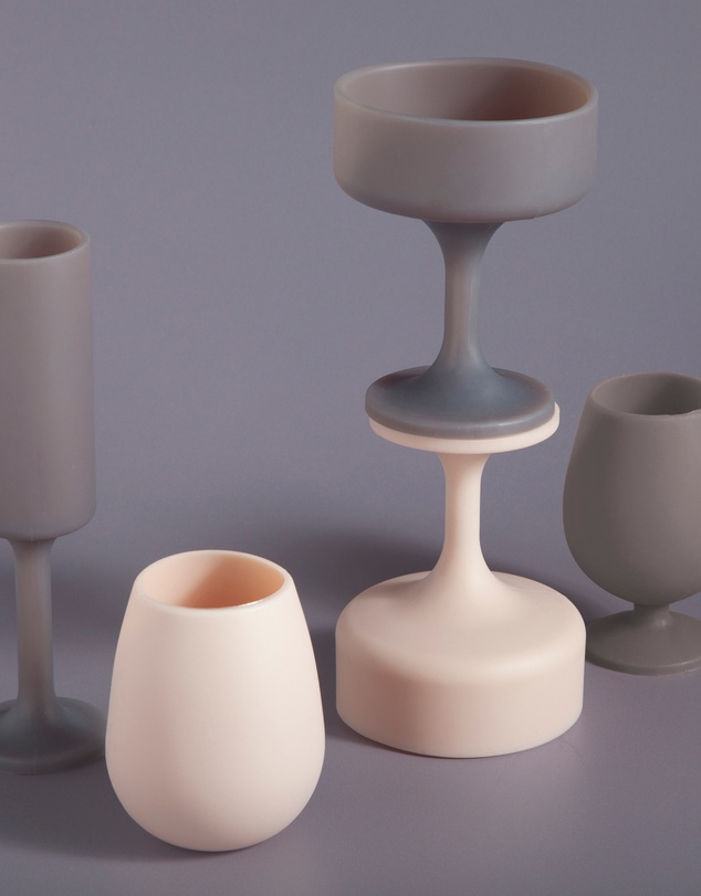 porter green - mecc | silicone unbreakable cocktail glasses