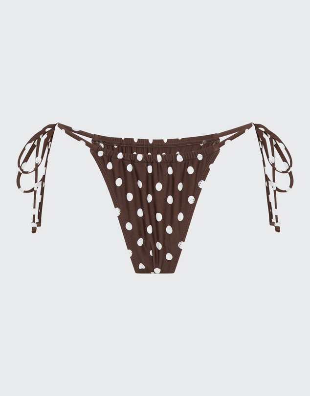 Vacay Swimwear - Rio Bottom Chocolate Polka