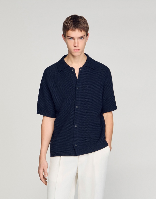 Sandro - Papiro Shirt Cardigan