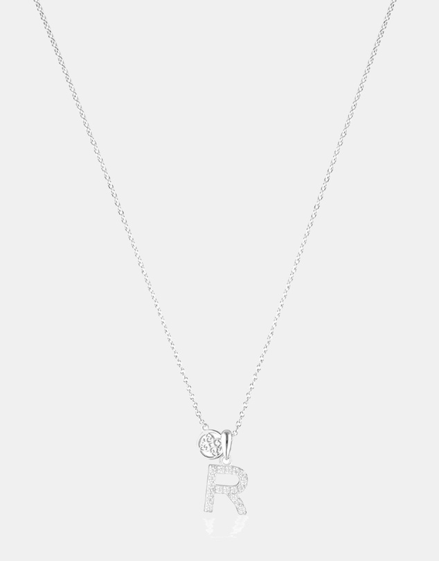 Georgini - Georgini Luxury Letters R Initial Pendant Silver