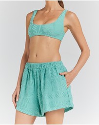 Poolside Paradiso - Mai Tai Short - Jade