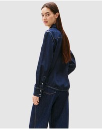 Tommy Jeans - Dark Denim Western Shirt