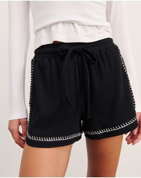Jag - Celina Blanket Stitch Short