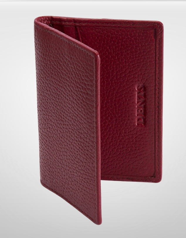 DENTS - Pebble Grain Leather Card Holder with RFID Blocking