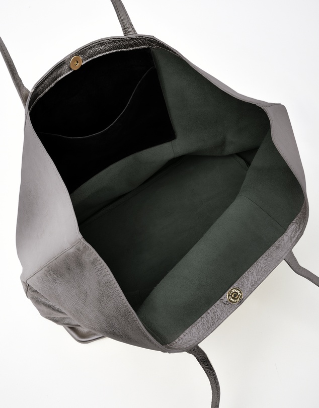 Cobb & Co - Elara Metallic Leather Tote