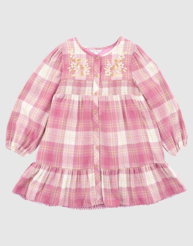 Fox & Finch - Tutu Tigers Check Dress 3-7 Yrs