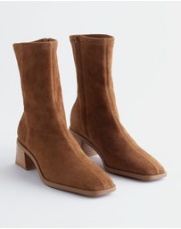 & Other Stories - Leather Sock Boots