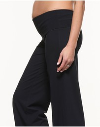 Soon Maternity - Wide Leg Overbelly Leggings