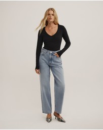 Witchery - V-neck Long Sleeve Top