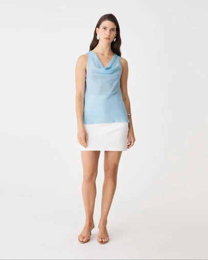 Forcast - Misha Cowl Neck Top