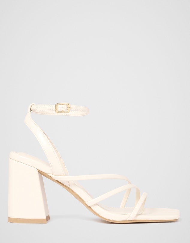 Forever New - Beth Block Heel Asymmetrical Sandals