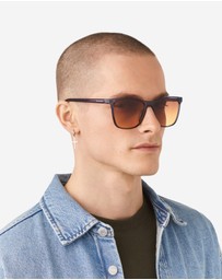 Hawkers Co - Hawkers - Wave - navy tobacco  Sunglasses for Men and Women UV400